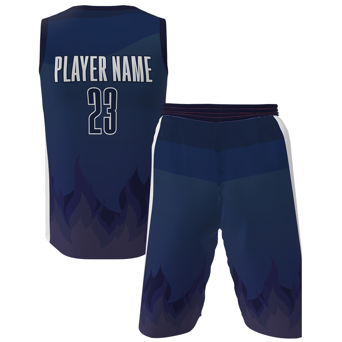 Flame Basketball Jersey