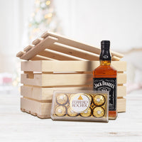 Christmas Basket - Whiskey & Chocolate (HG47)