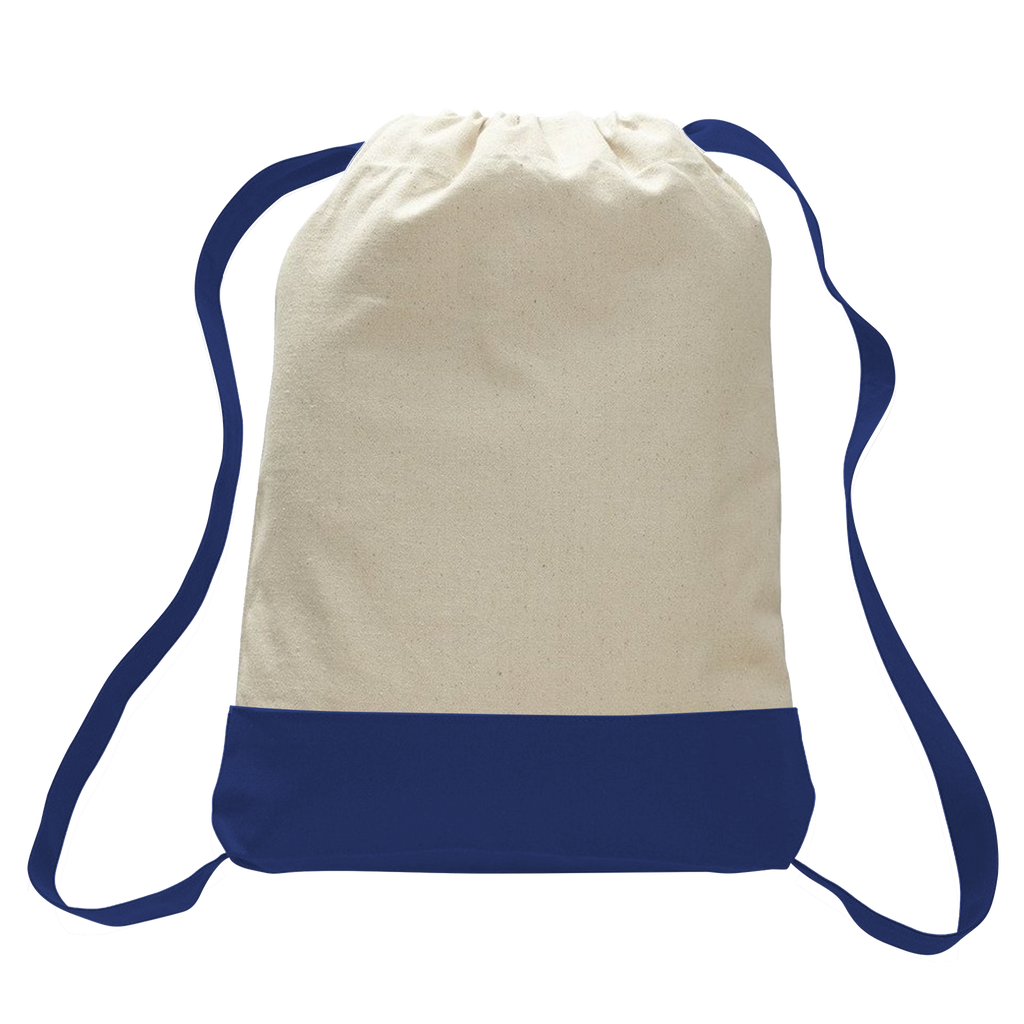 Two-tone Canvas Drawstring Bag (BK02) – Craft Clothing